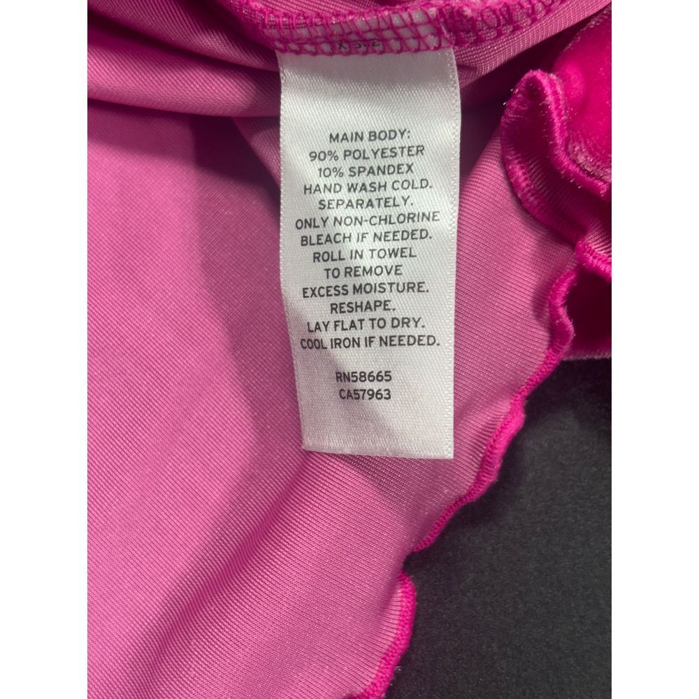 BP NWOT Women Cropped Velour Sleeve Top in Pink Size XL - Picture 4 of 4